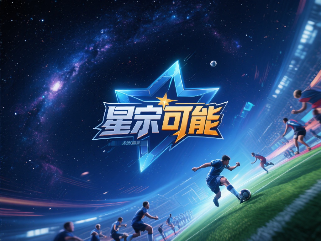 星空象征着无限可能与神秘感，而体育则代表着活力与竞